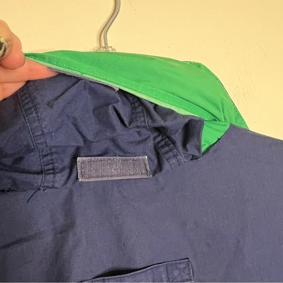 London Fog Vintage Men’s Color Block Jacket Windbreaker With Built In Hood Med - Picture 6 of 15